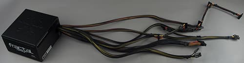 Провода и разъемы блока питания Fractal Design Integra R2 500W