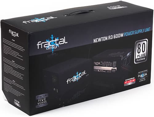 Упаковка блока питания Fractal Design Newton R3 600W