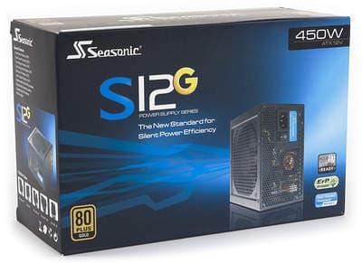 Упаковка блока питания Seasonic S12G-450 (SSR-450RT)