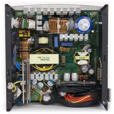 Вид платы блока питания Seasonic S12G-450 (SSR-450RT)