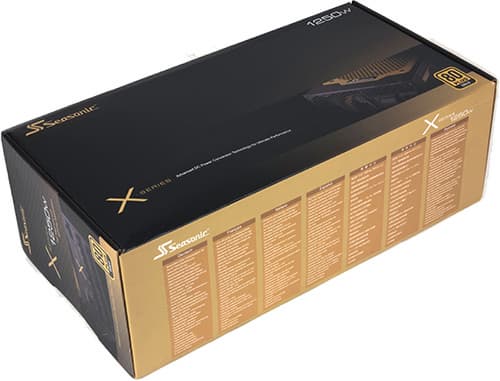 Упаковка блока питания Seasonic X-1250 (SS-1250XM)