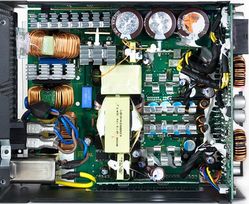 Вид платы блока питания Seasonic X-1250 (SS-1250XM)