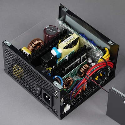 Вид платы блока питания Silverstone Strider Gold S 650 (SST-ST65F-G)