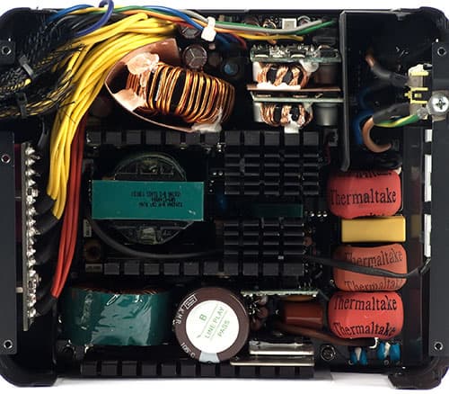 Вид платы блока питания Thermaltake Toughpower Grand TPG-750M (TP-750AH3CCG)