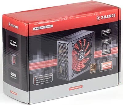 Упаковка блока питания Xilence XP600 (XP600.(135)R3)