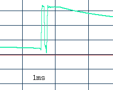 паразитный импульс на фронтах выходного сигнала