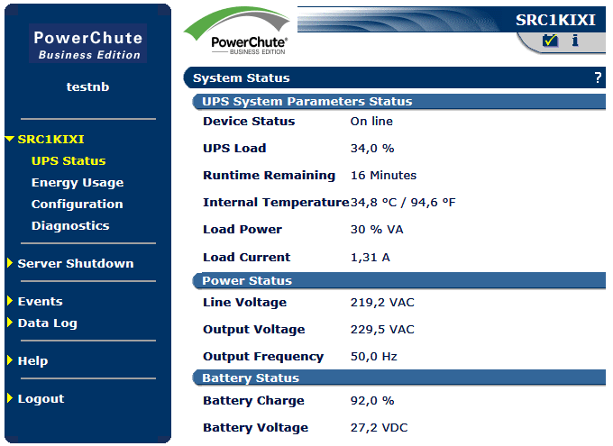PowerChute Business Edition