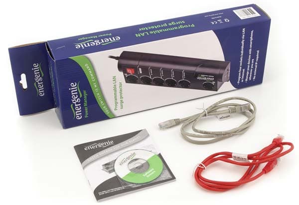 EnerGenie EG-PMS-LAN: программируемый фильтр питания с LAN-интерфейсом, Комплект поставки