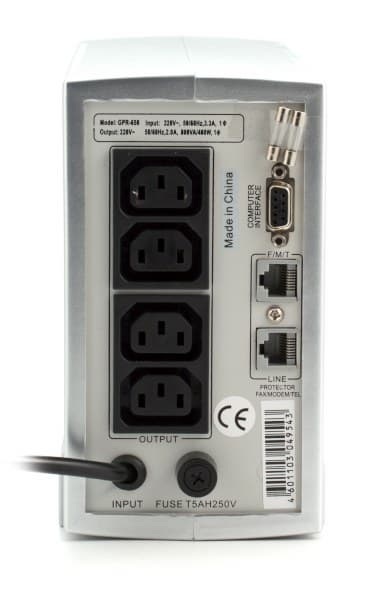 задняя панель ИБП Krauler Gyper GPR-650