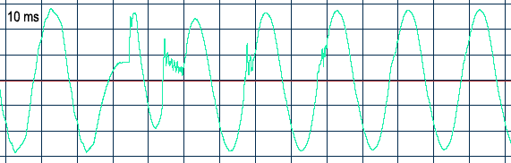 переключение на батарею