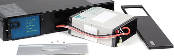 Замена батареи в ИБП PCM KIN-1500AP RM