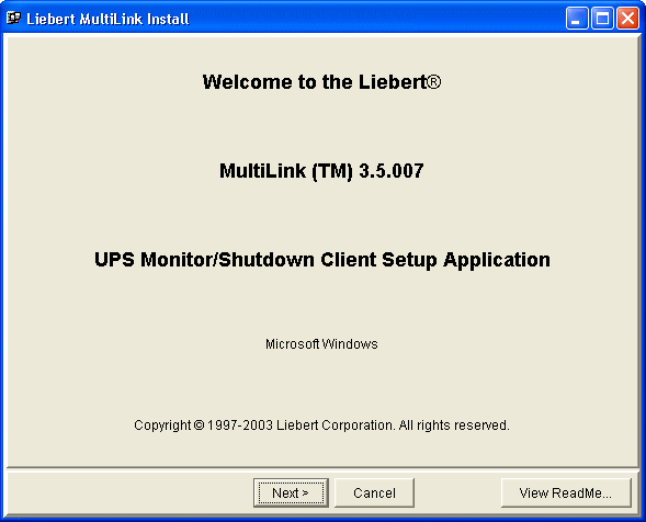 инсталляция LIEBERT MultiLink