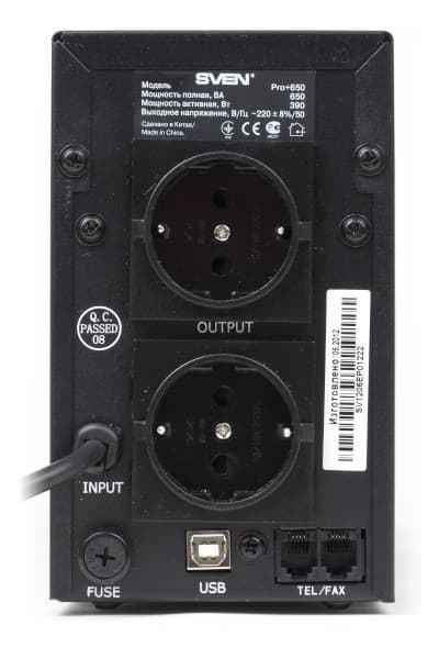 задняя панель