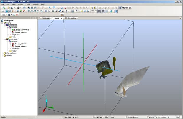 Программа 3D-сканирования Faro Scenect