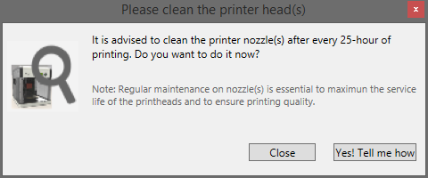Предупреждение об очистке