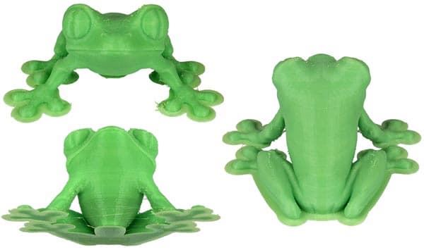 FDM-принтер PrintBox3D One, печать лягушки, PLA