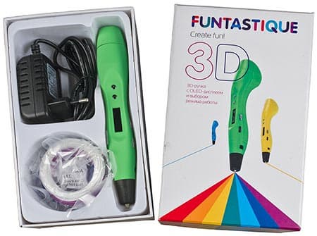 3D-ручка Funtastique One в упаковке