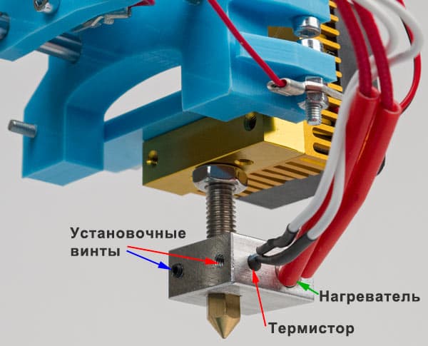 Сборка 3D-принтера MC2, термистор