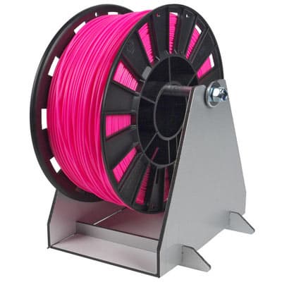 Катушка с пластиком на подставке