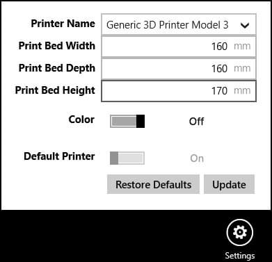 3D-печать в Windows 8.1