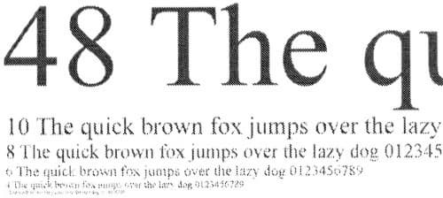 Canon iR2202N, печать текста в режиме экономии тонера