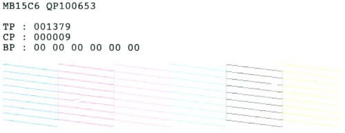 Epson L800, Счетчик