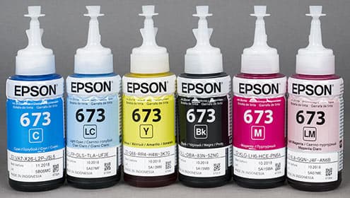 Фотопринтер Epson L805, контейнеры с чернилами