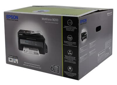 Epson WorkForce M200, упаковка