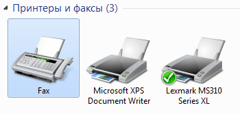 Lexmark MS310dn, установка ПО