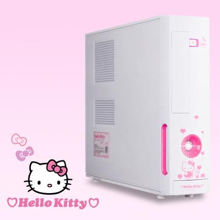 ПК в корпусе M11KT Micro ATX Hello Kitty Case