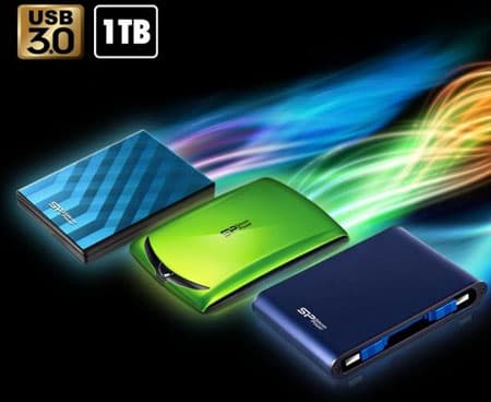 Silicon Power довела объем внешних HDD серий Stream S10 и Armor A80 до 1 ТБ