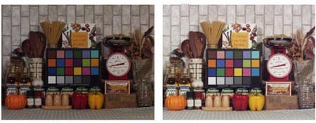 Слева — обычный датчик, справа — датчик с оратной засветкой