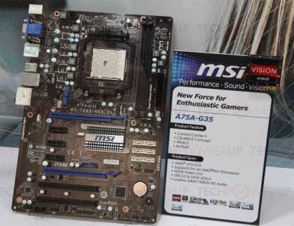 Cистемная плата MSI A75A-G35