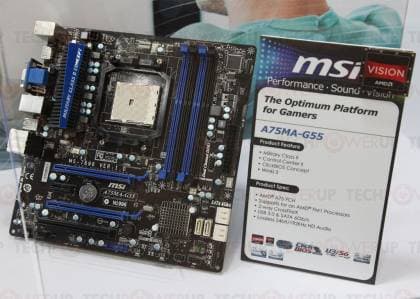 Cистемная плата MSI A75MA-G55