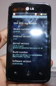 LG E510F (Univa)