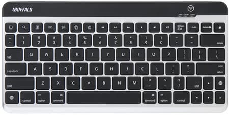 Клавиатура Buffalo BSKBB11SV рассчитана на подключение по интерфейсу Bluetooth 3.0