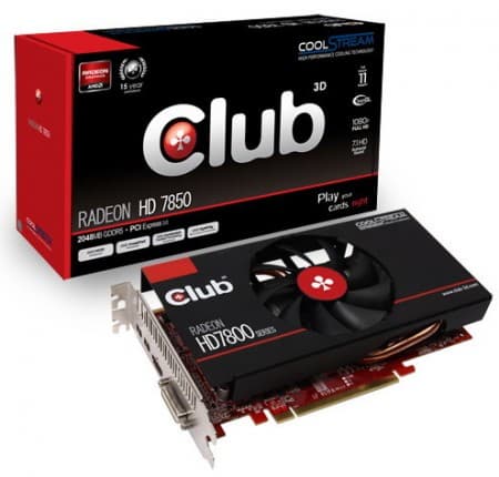 Видеокарта Club 3D Radeon HD 7800