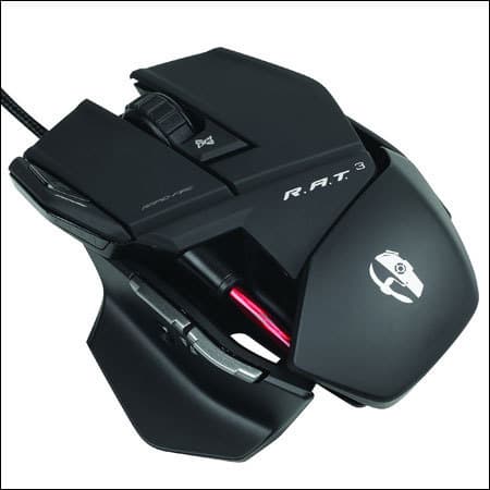 В мыши Mad Catz R.A.T.3 используется оптический сенсор Avago 3090