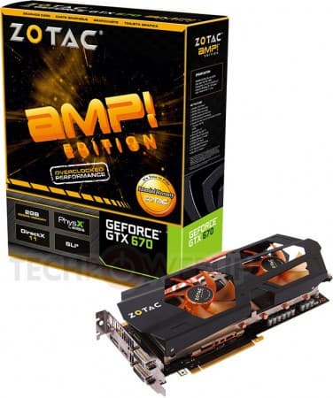 Видеокарта ZOTAC GeForce GTX 670 AMP! Edition