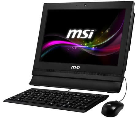Моноблочный ПК MSI Wind Top AP1612 оснащен дисплеем размером 15,6 дюйма