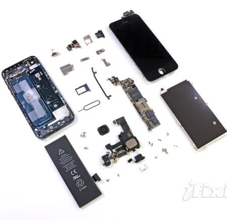 специалисты iFixit разобрали смартфон iPhone 5