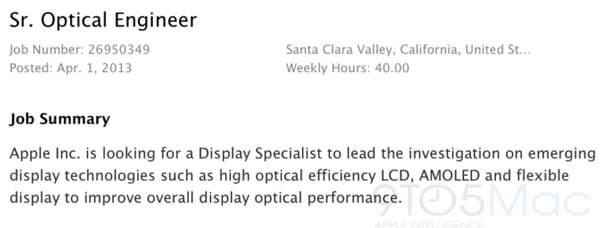Зачем Apple понадобился специалист по передовым технологиям дисплеев, включая AMOLED?