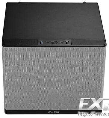 Корпус Jonsbo V6S для систем типоразмера mini-ITX напоминает акустическую систему