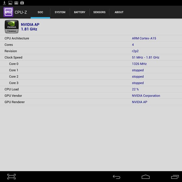 Тесты планшета Toshiba Excite Write дают представление о производительности платформы Nvidia Tegra 4