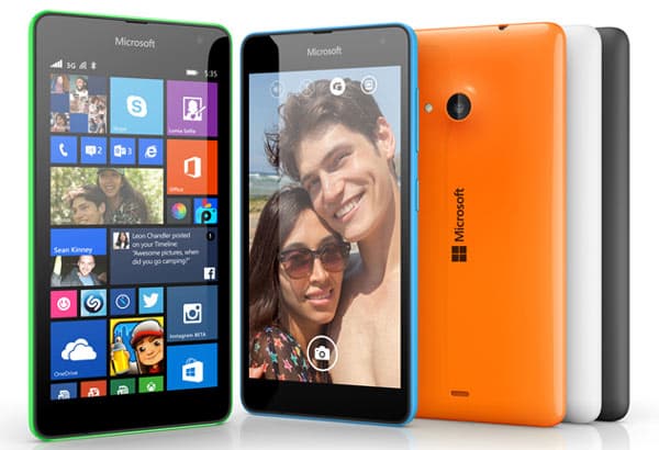 Основой Microsoft Lumia 535 служит SoC Qualcomm Snapdragon 200