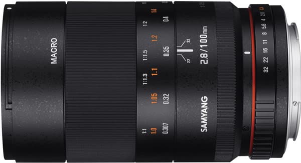 Представлены объективы Samyang 100mm F2.8 ED UMC Macro и 100mm T3.1 VDSLR ED UMC Macro 