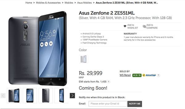 Asus ZenFone 2