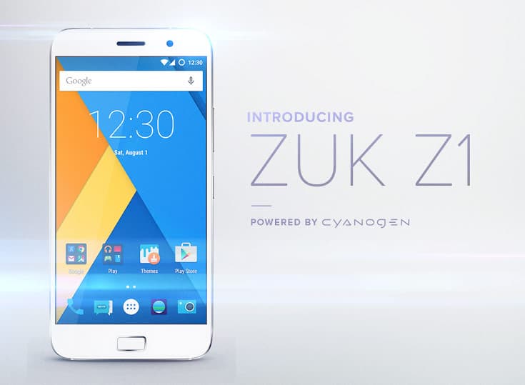 Zuk объявляет о партнерстве с Cyanogen