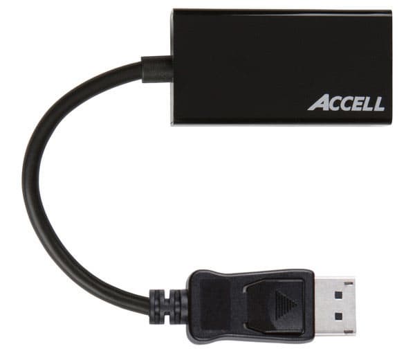 Цена переходника Accell DisplayPort 1.2 to HDMI 2.0 — $38
