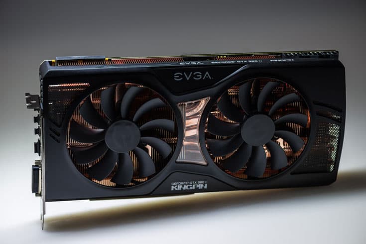 Графический процессор 3D-карты EVGA GeForce GTX 980 Ti Kingpin Edition удалось разогнать до 2202 МГц